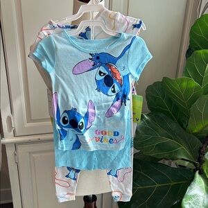 NEW Disney Stitch Kids Pajama Set: 4 pieces: Size 3T